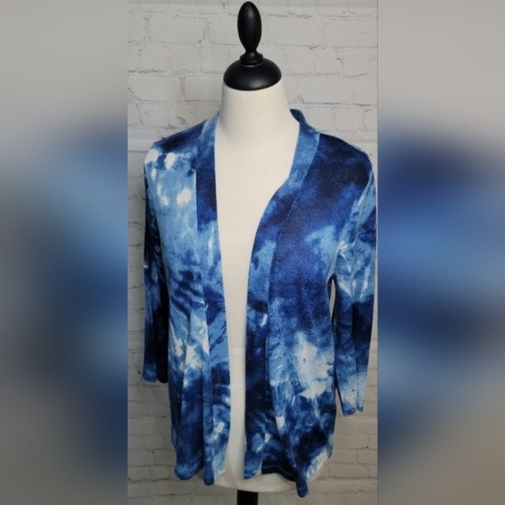 Easywear by Chico's 3/4 Sleeve Cardigan size 1 US Med